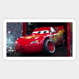 Red Racing Cars Sticker